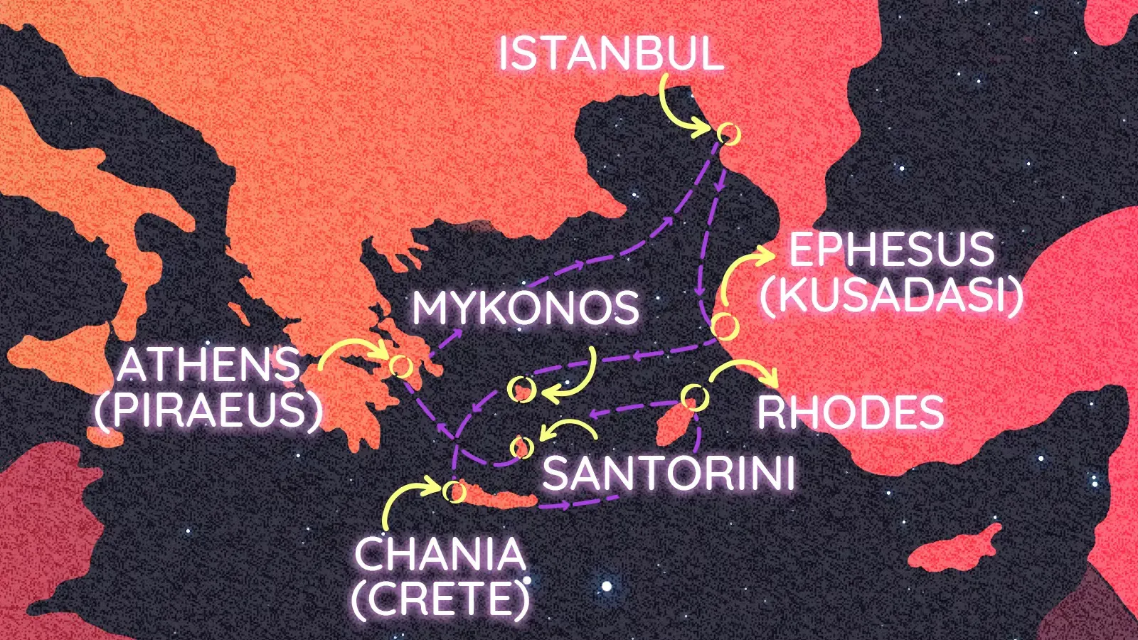 Scarlet Lady, Athens to Athens, 11N