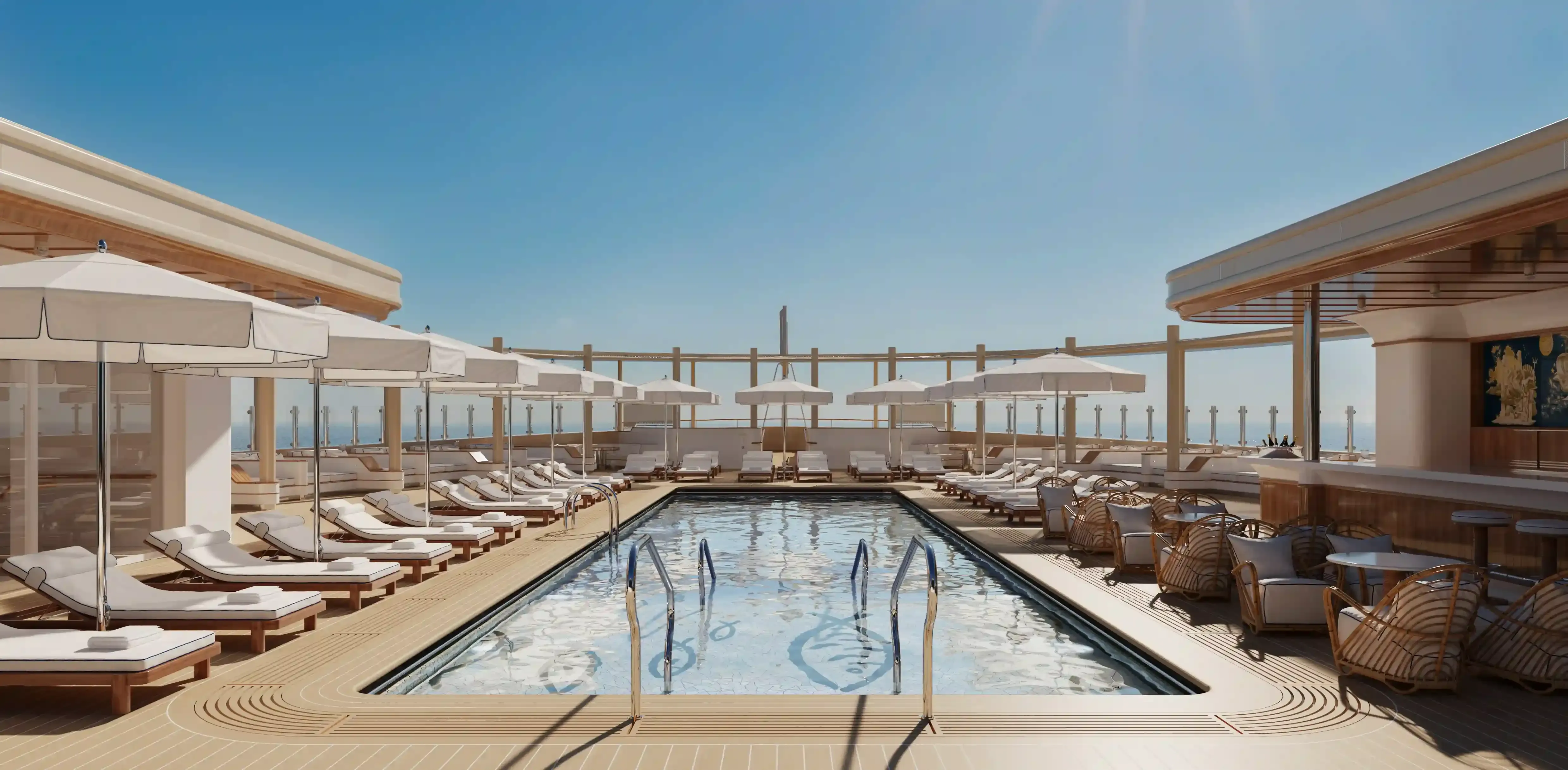 Four season yacht pool