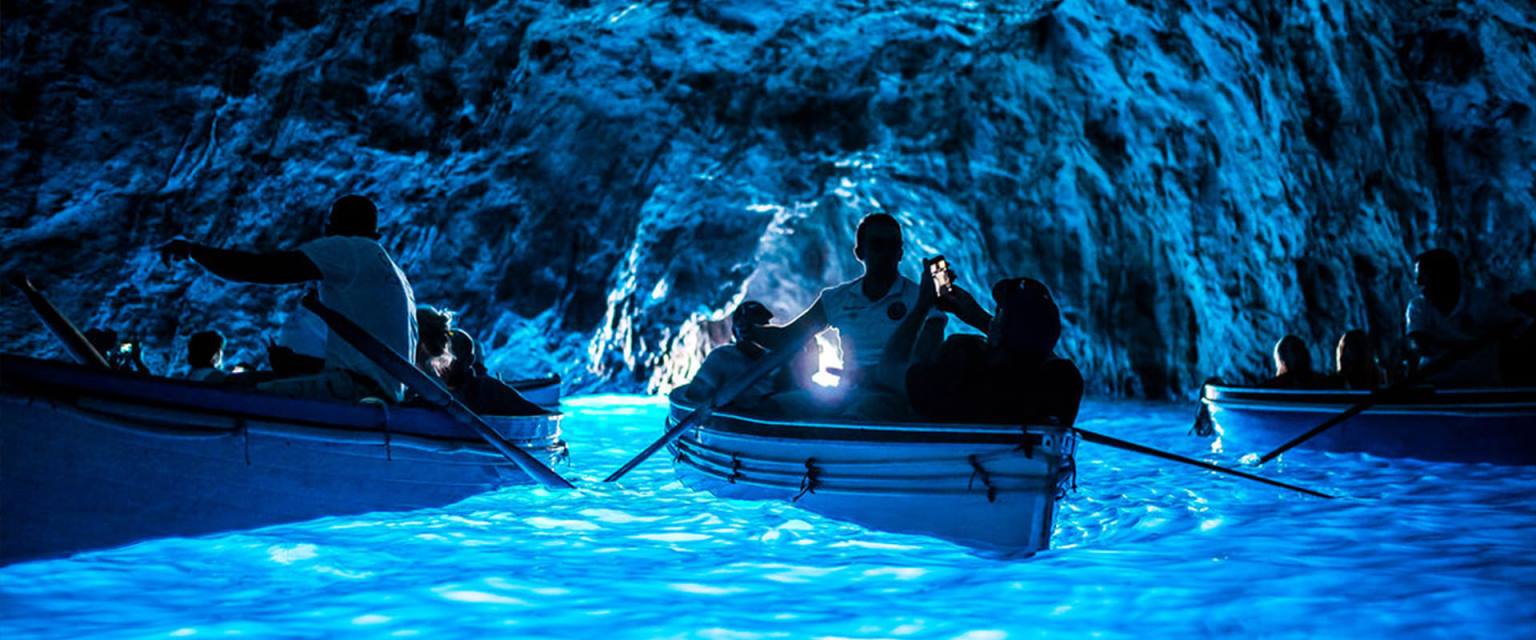 blue grotto capri, italy